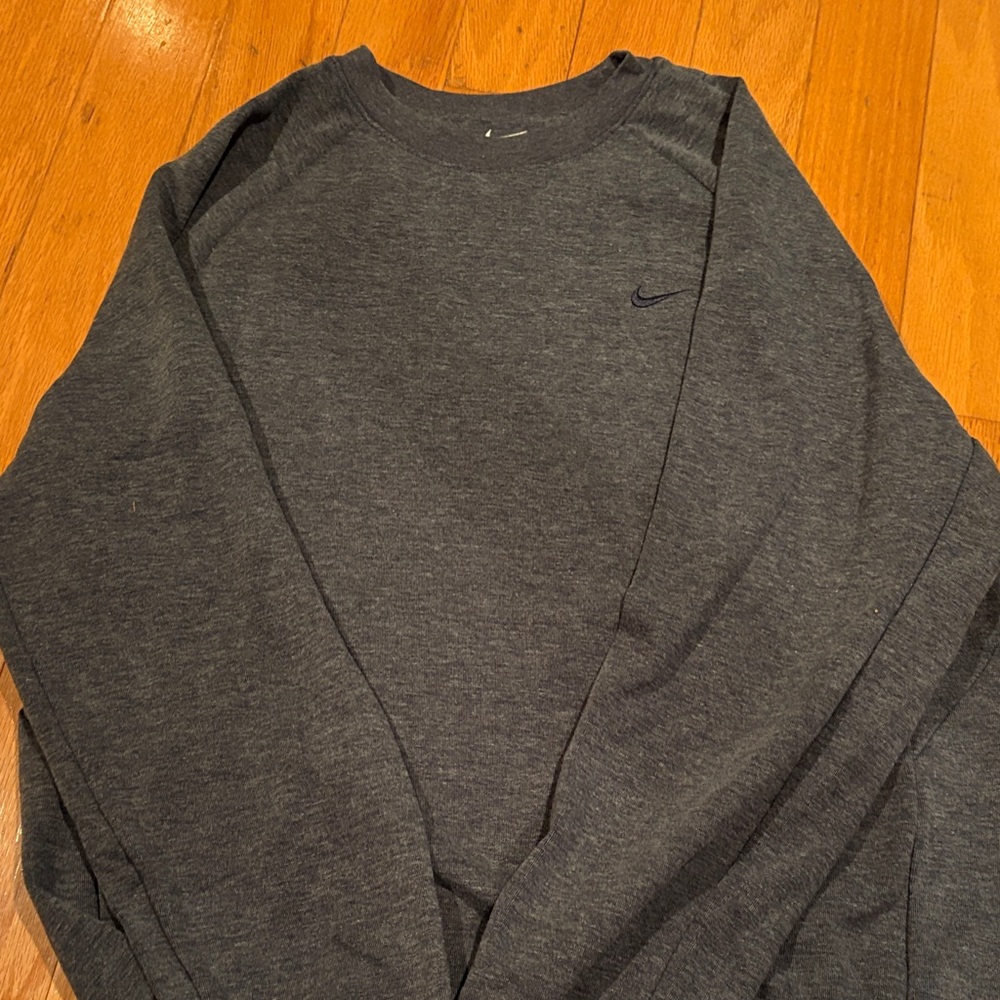 Nike Charcoal/Navy Crew Sweatshirt